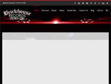 Tablet Screenshot of brickhouserecordsva.com